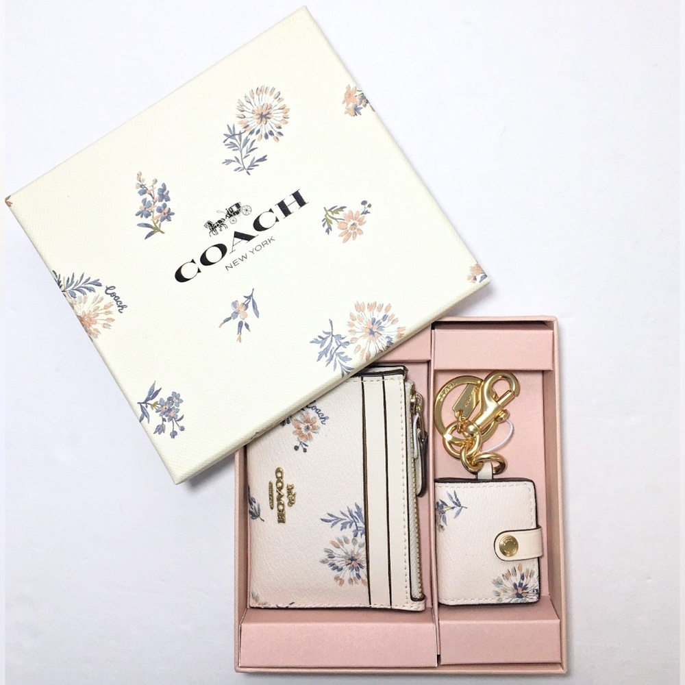 Coach Photo & Mini ID Wallet Keychain Bag Charms - Picture 7 of 8